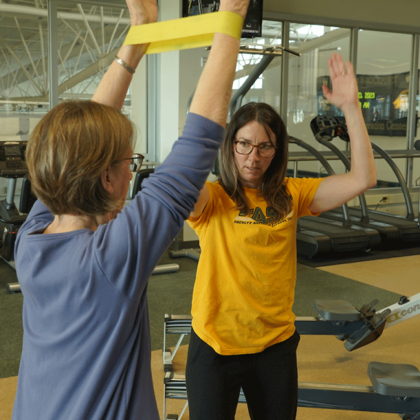 Meghan Sullivan training