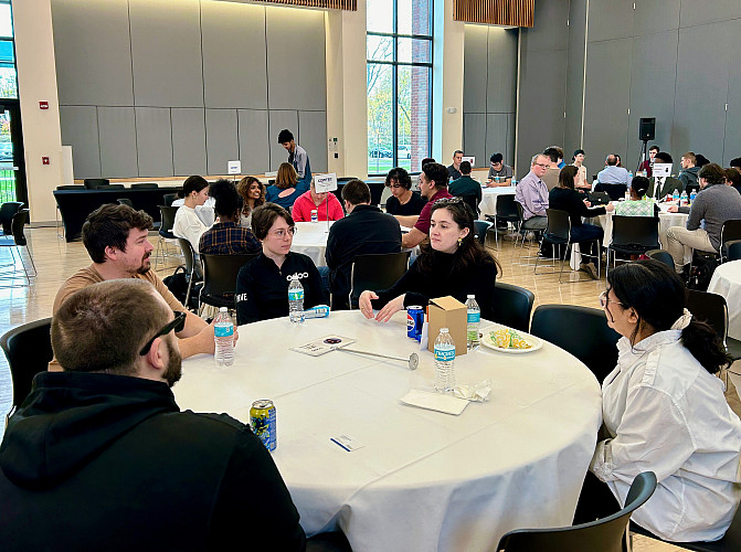 Students at the Fall 2024 Careers in Computing Event
