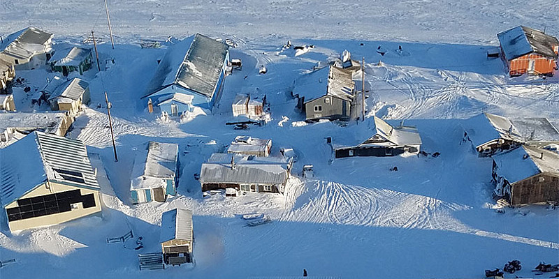 Aerial photo of Alaska