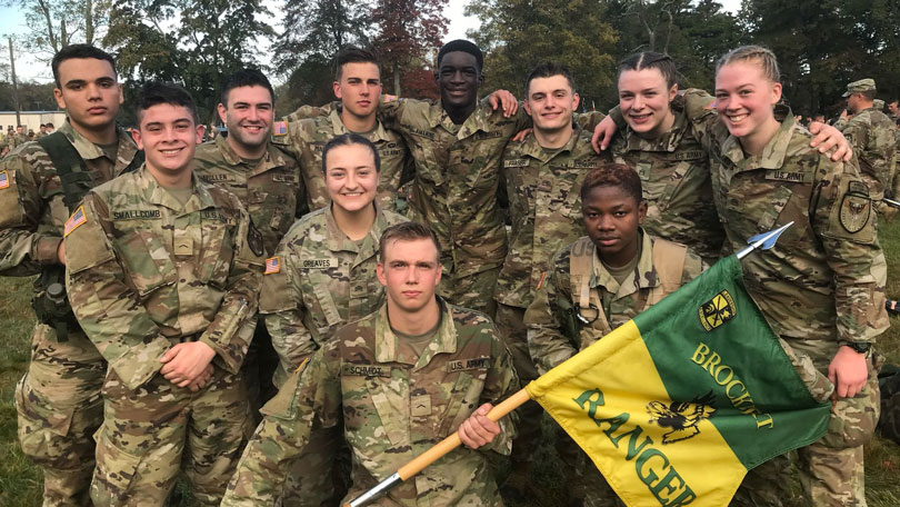 Group of Brockport Cadets at the Ranger challenge