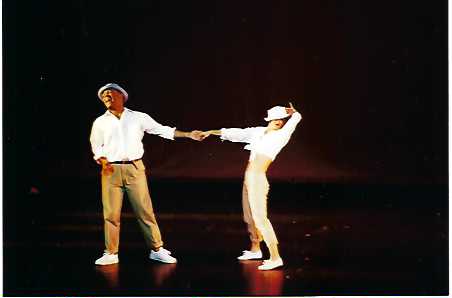 Carlos R. A. Jones and fellow dancer from Carlos Jones & Company