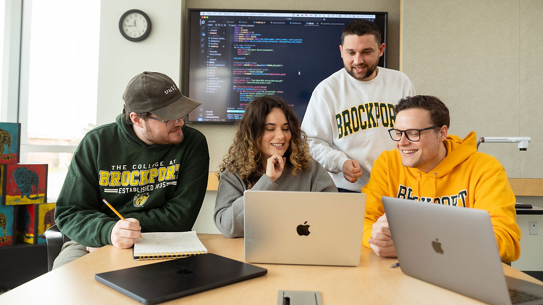 From left to right: Tyler Jones, Laura Fonseca-Llorca, Nicholas Barbera, and Liam Davies