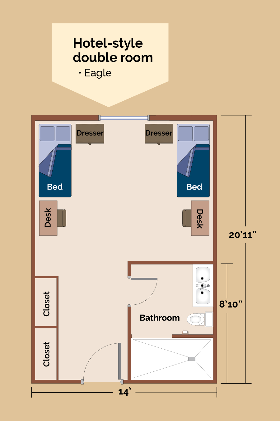 eagle room layout